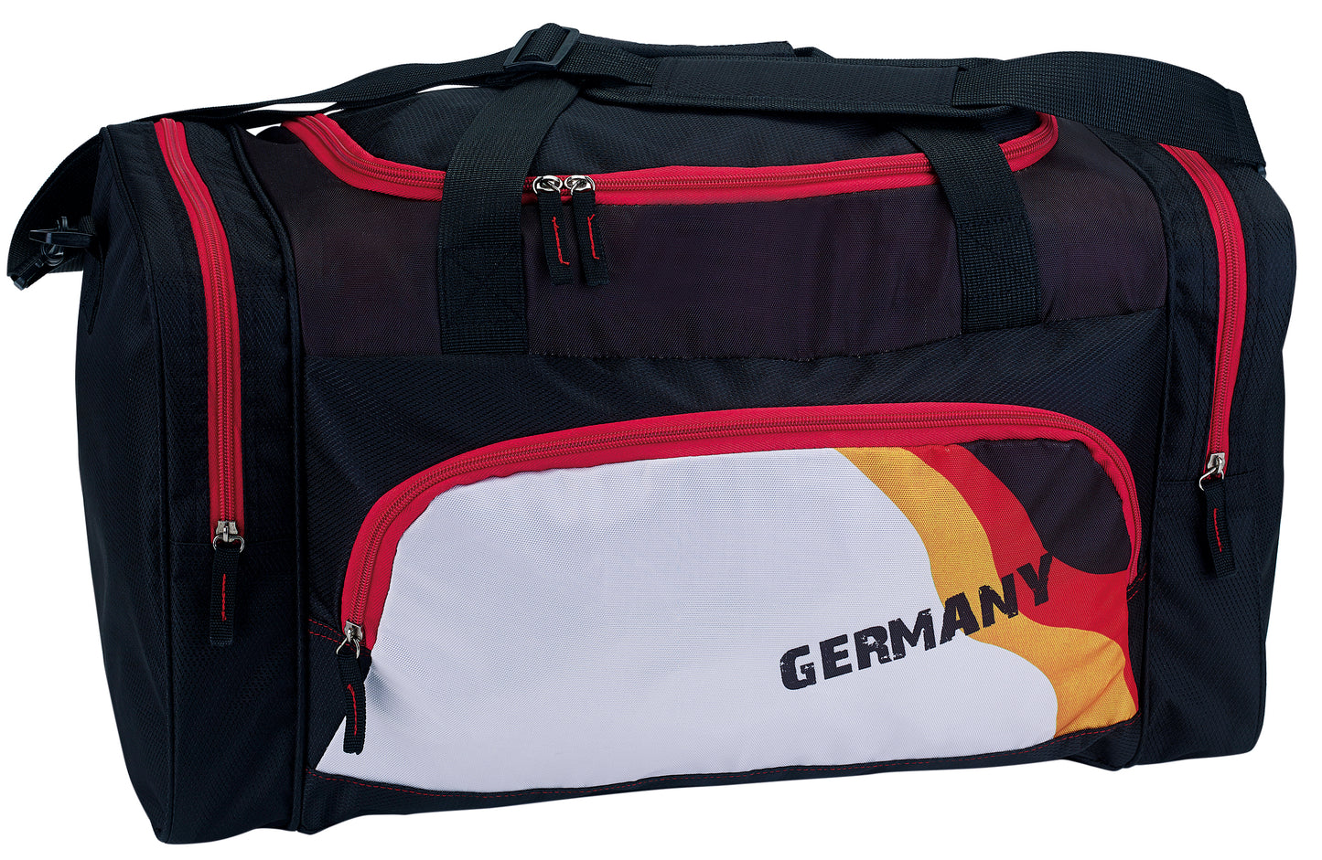 SPEAR® Sporttasche GERMANY Freizeittasche Fan Deutschland schwarz/weiß Reise Sport Accessoires