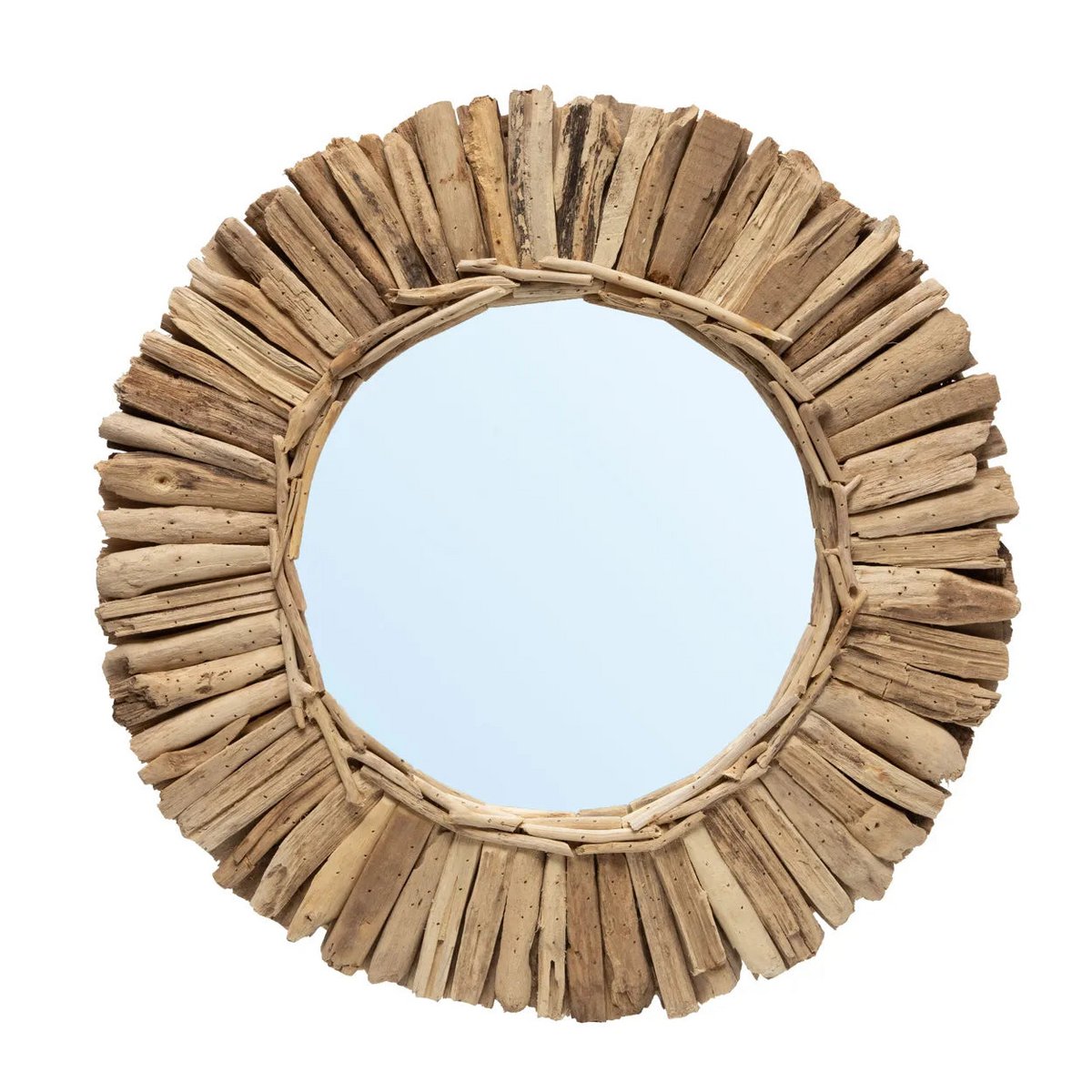 The Driftwood Crown Spiegel - Natur - M
