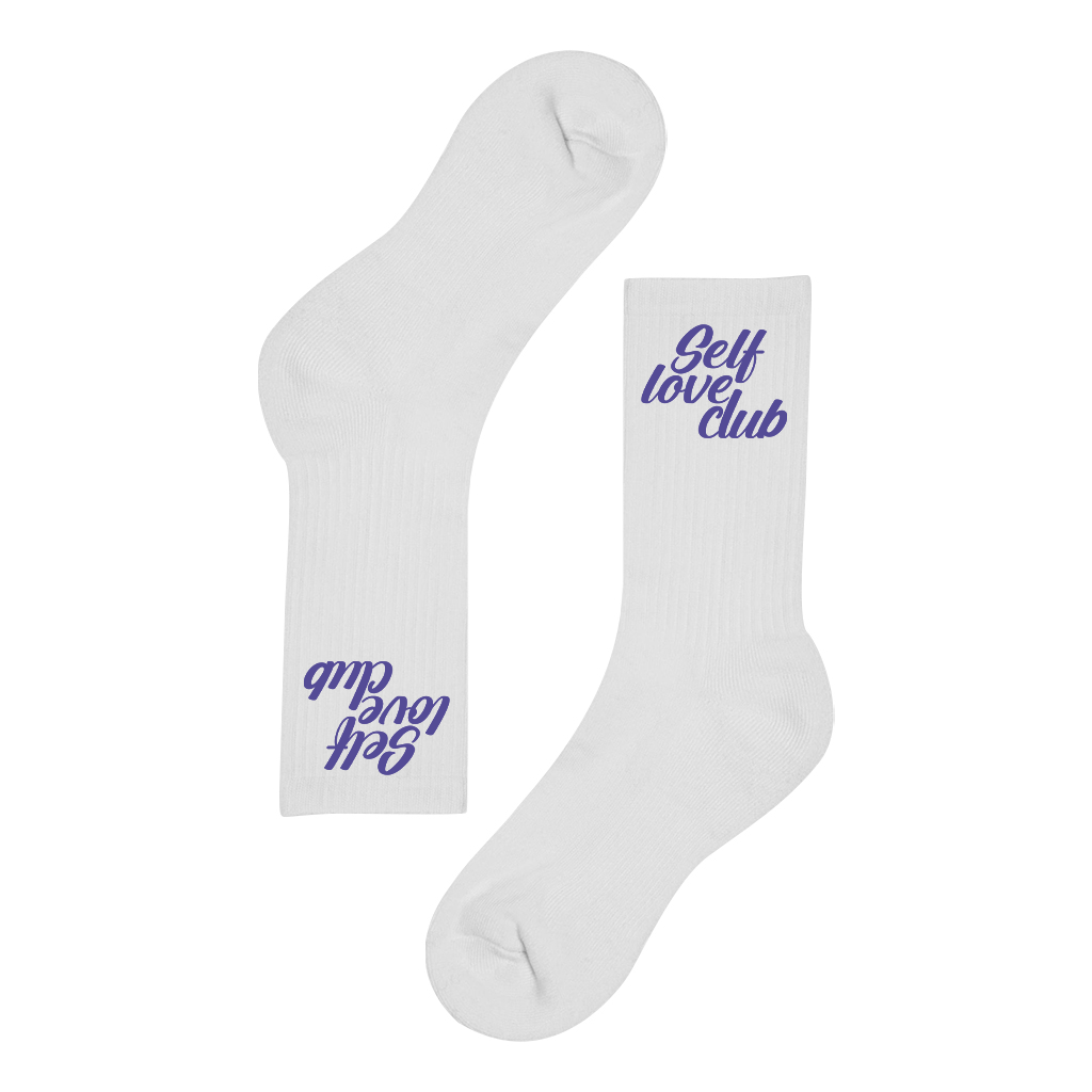 Socken Lila Self Love Club Sportive