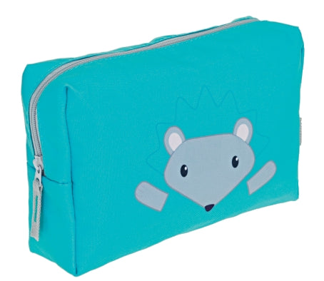 ELEPHANT® kids Kinder Reise Necessaire Kulturbeutel 354 Hits for Kids Motiv Igel türkis Kinderreisenecessaire Kulturtasche