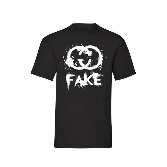 T-Shirt Weiß Fake GCCI