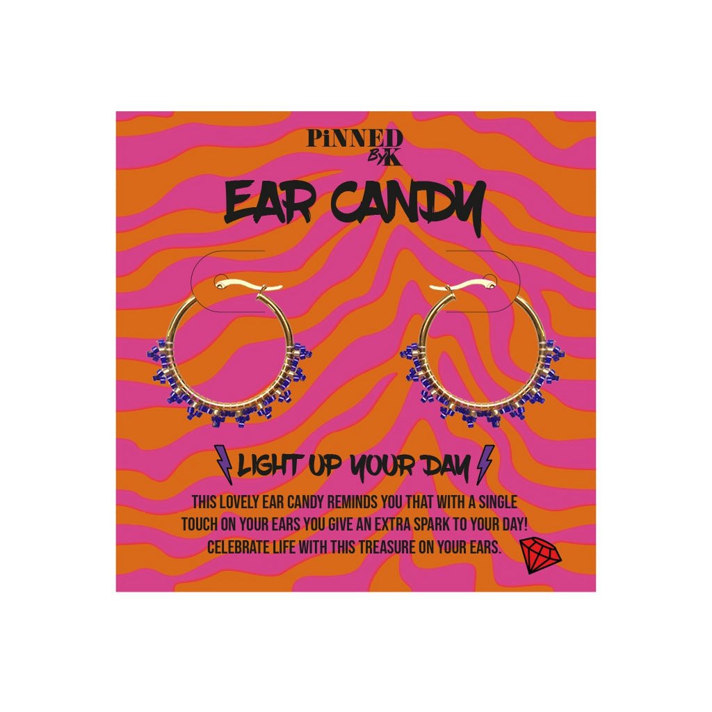 Ear Candy Cobalt Beads