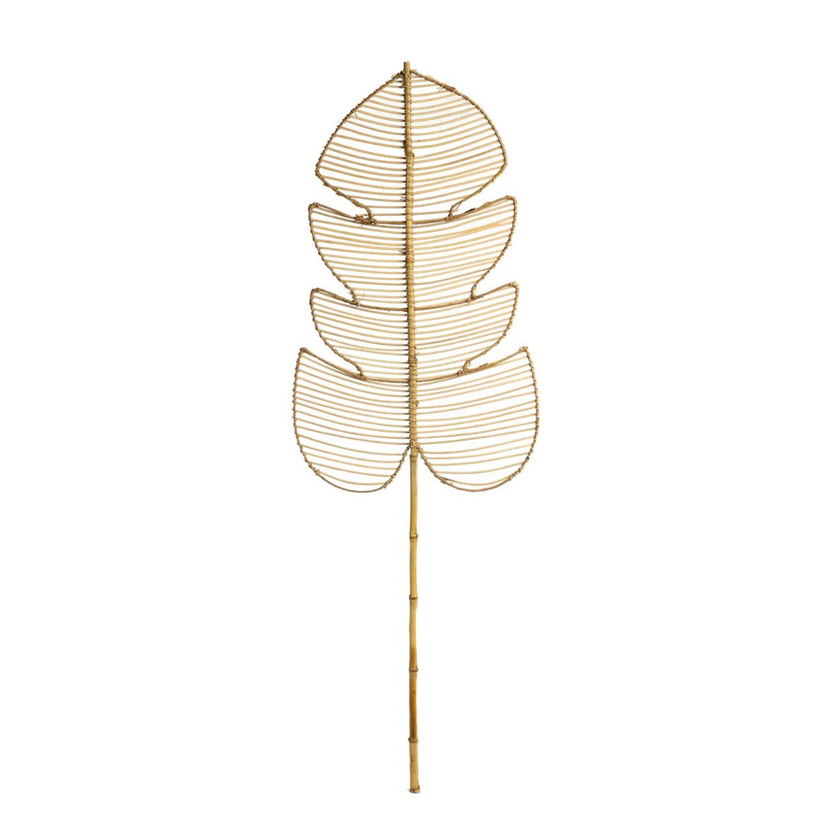 Das Rattan Monstera – Natur – 4er-Set