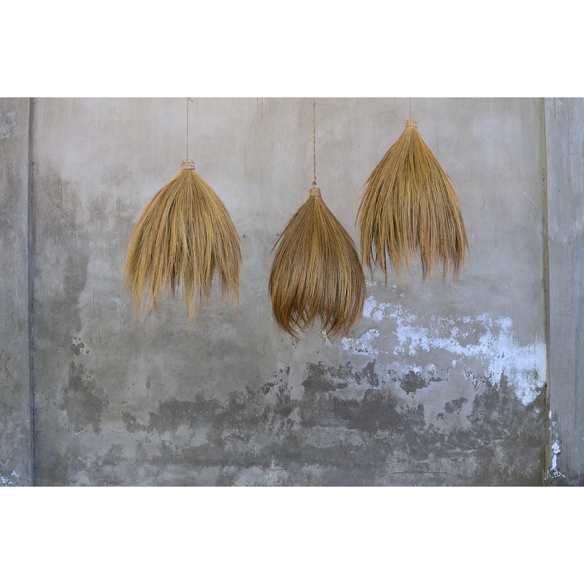 The Rayung Hut Pendelleuchte – Natur – M