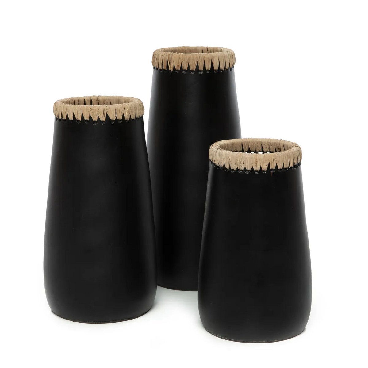 The Sneaky Vase - Schwarz Natur - L
