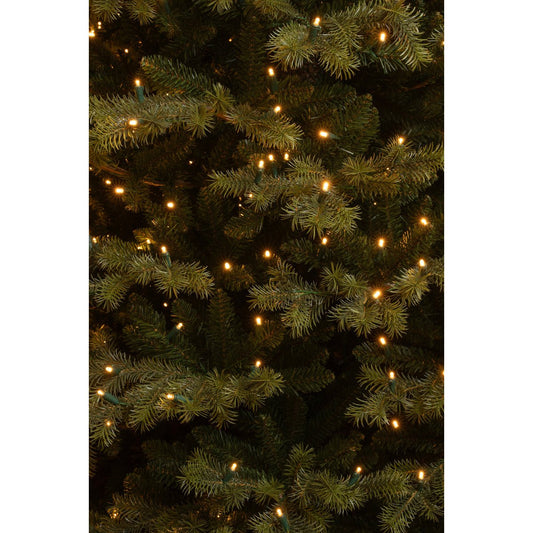 Clive Künstlicher Weihnachtsbaum mit LED-Beleuchtung – H185 x Ø130 cm – Grün