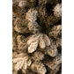 Schmaler künstlicher Weihnachtsbaum von Harma – H230 x Ø69 cm – Grün gefrostet
