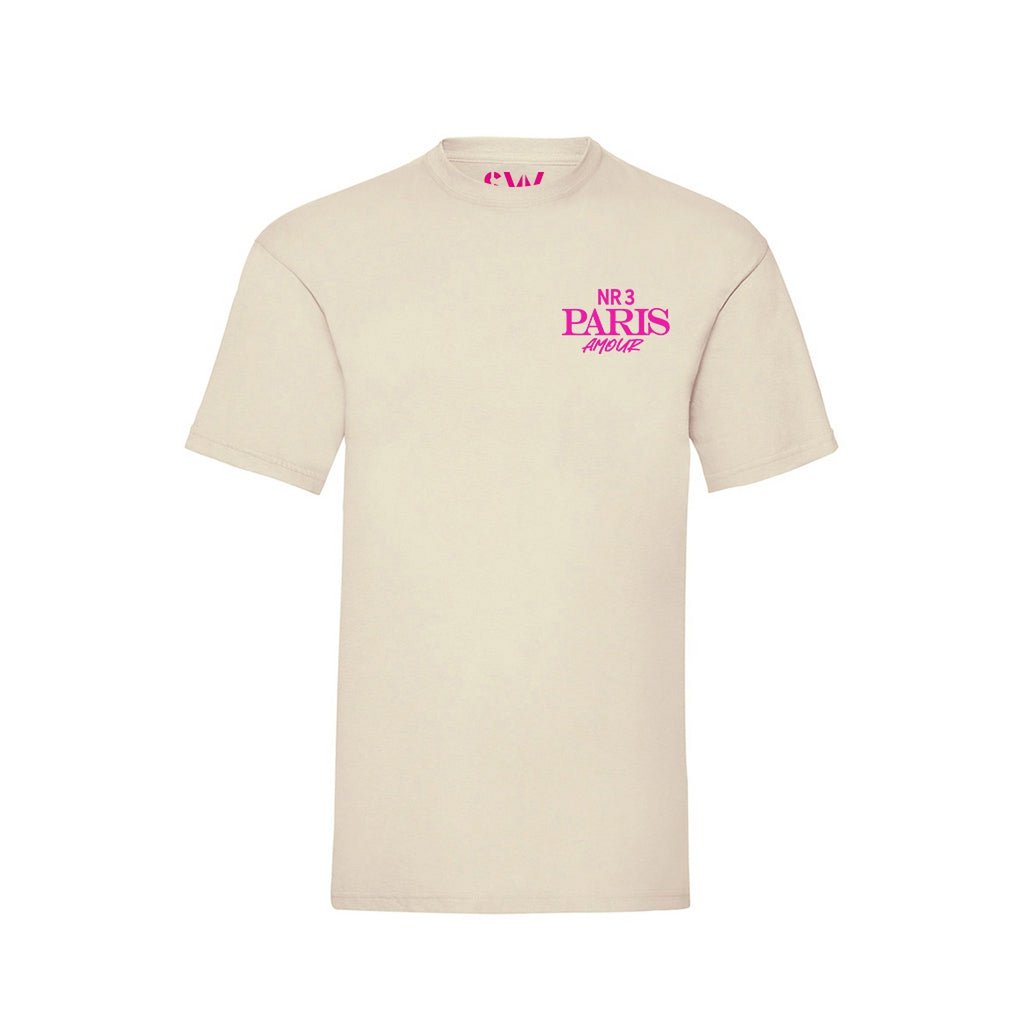 T-Shirt aus rosa Samt NR3 Paris