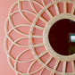 Rattanspiegel 58 cm | Handgefertigter Boho-Wandspiegel MAGUWO