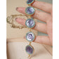 Vintage-inspirierte Engelsgesicht-Relief-Armbänder
