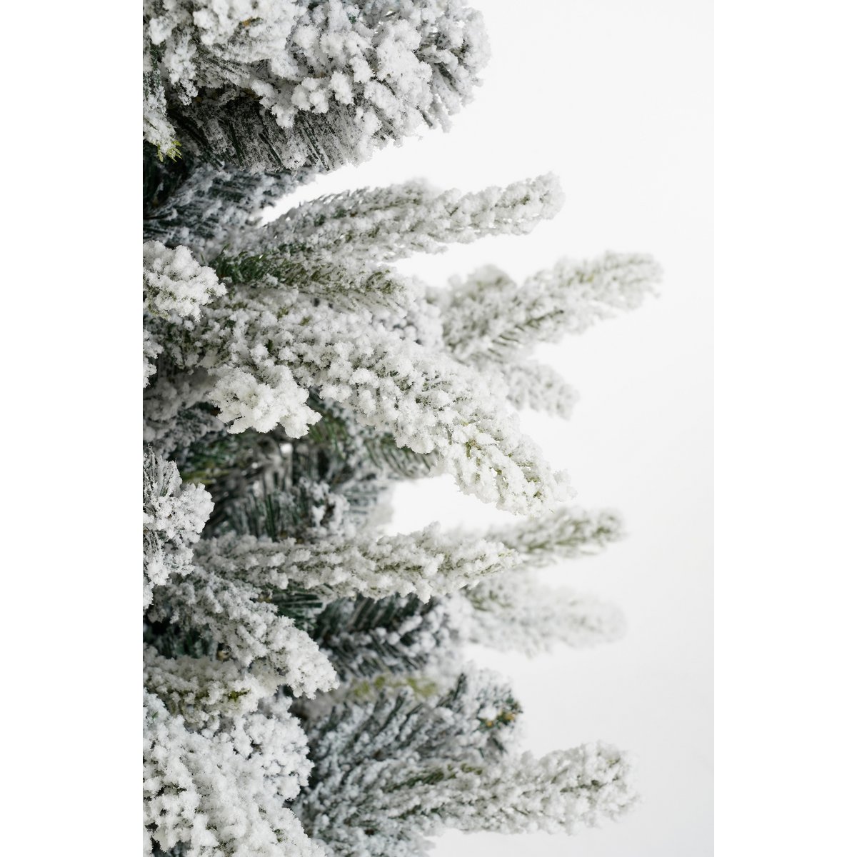 Grimshaw Künstlicher Weihnachtsbaum im Topf - H90 x Ø61 cm mit Kunstschnee - Grün Dekoration Weihnachten