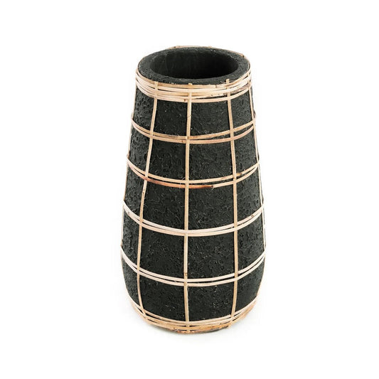 Die Cutie Vase - Schwarz Natur - M