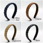 Geflochtenes Stirnband im Vintage-Stil in Lederoptik – 4 Farben