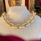 Vintage-inspirierte klobige Perlenkette und Armband