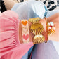 Armreifen "Muscheln" gold Damen Mode Accessoire Schmuck Edelstahl