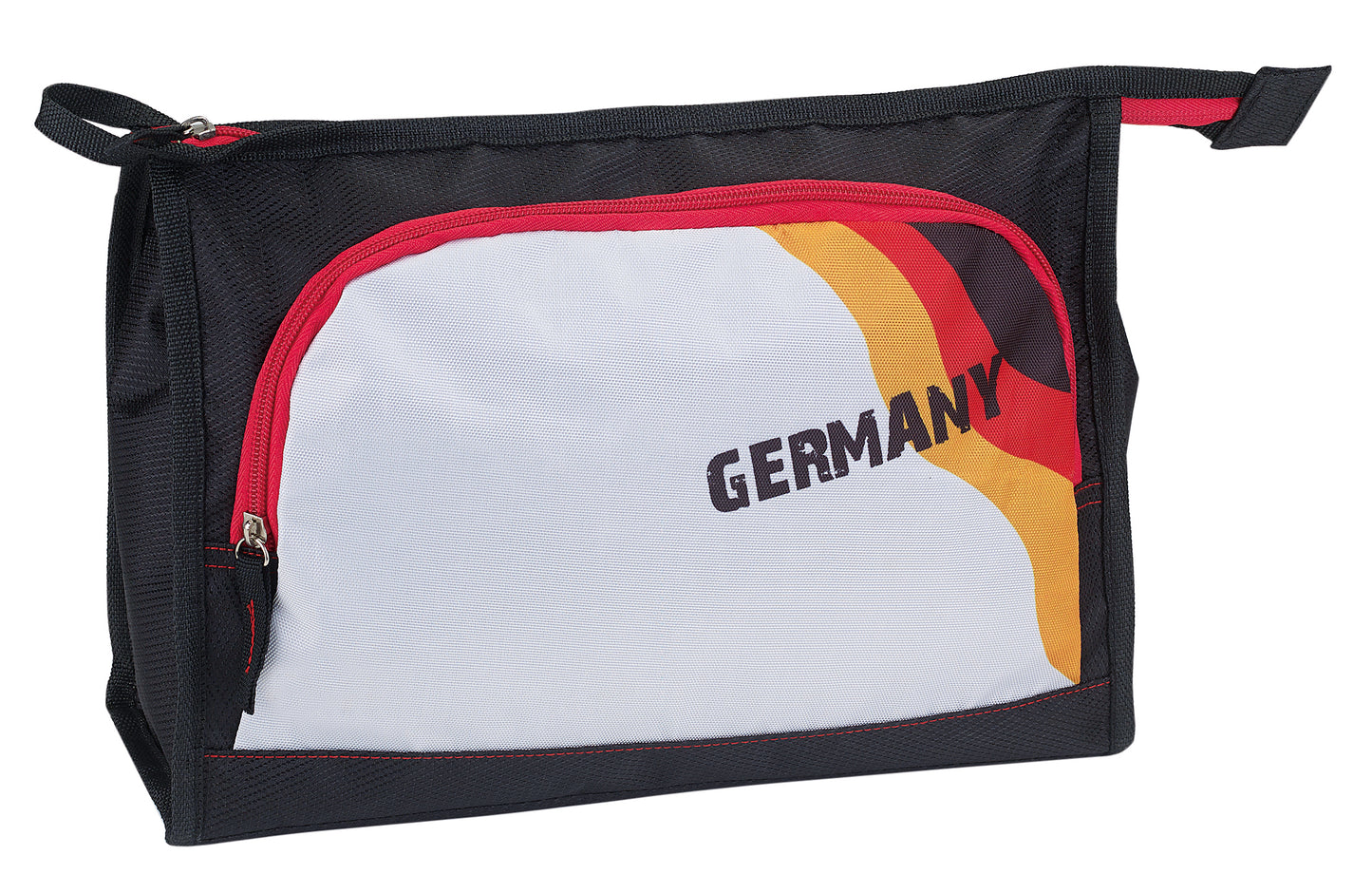 SPEAR®  Kulturtasche GERMANY Kulturbeutel Fan  Deutschland schwarz/weiß Reise Accessoire
