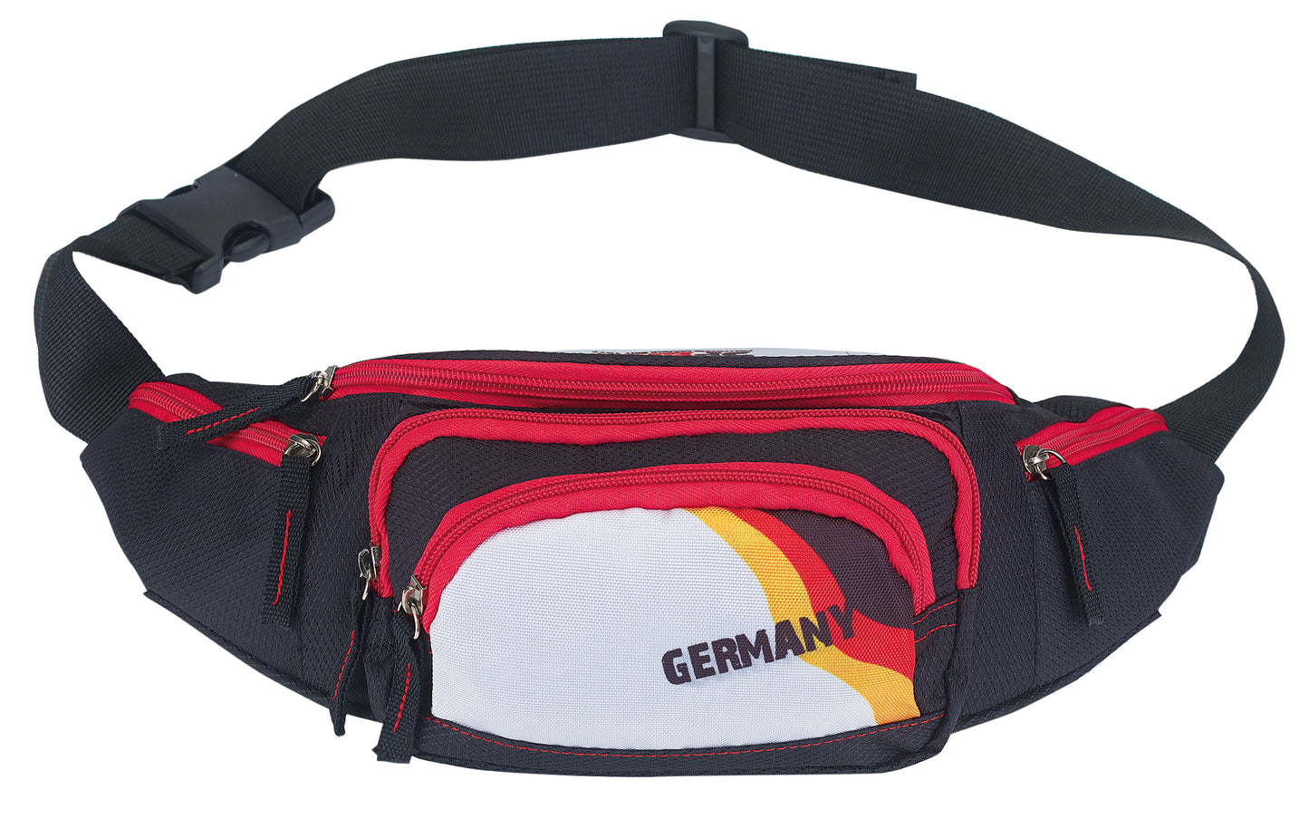 SPEAR® Gürteltasche GERMANY Hüfttasche Bauchtasche Gürteltasche Fan Deutschland schwarz/weiß Reise Accessoire