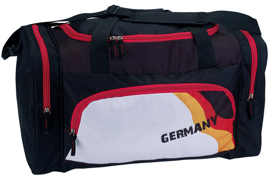SPEAR® Sporttasche GERMANY  Freizeittasche Fan Deutschland schwarz/weiß Reise Sport Accessoires