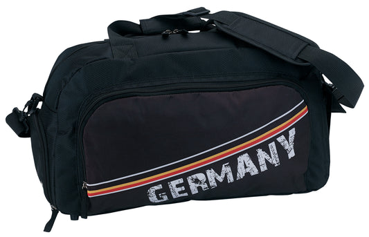 SPEAR® Sporttasche GERMANY mit Nassfach Organizer  Freizeittasche Fan Deutschland schwarz Reise Accessoire