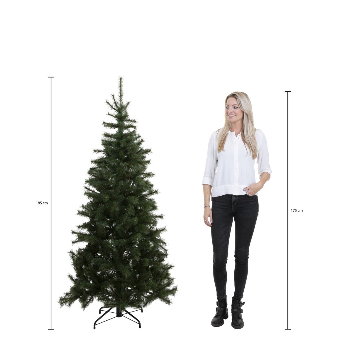 Charlton Künstlicher Weihnachtsbaum – H185 x Ø115 cm – Grün