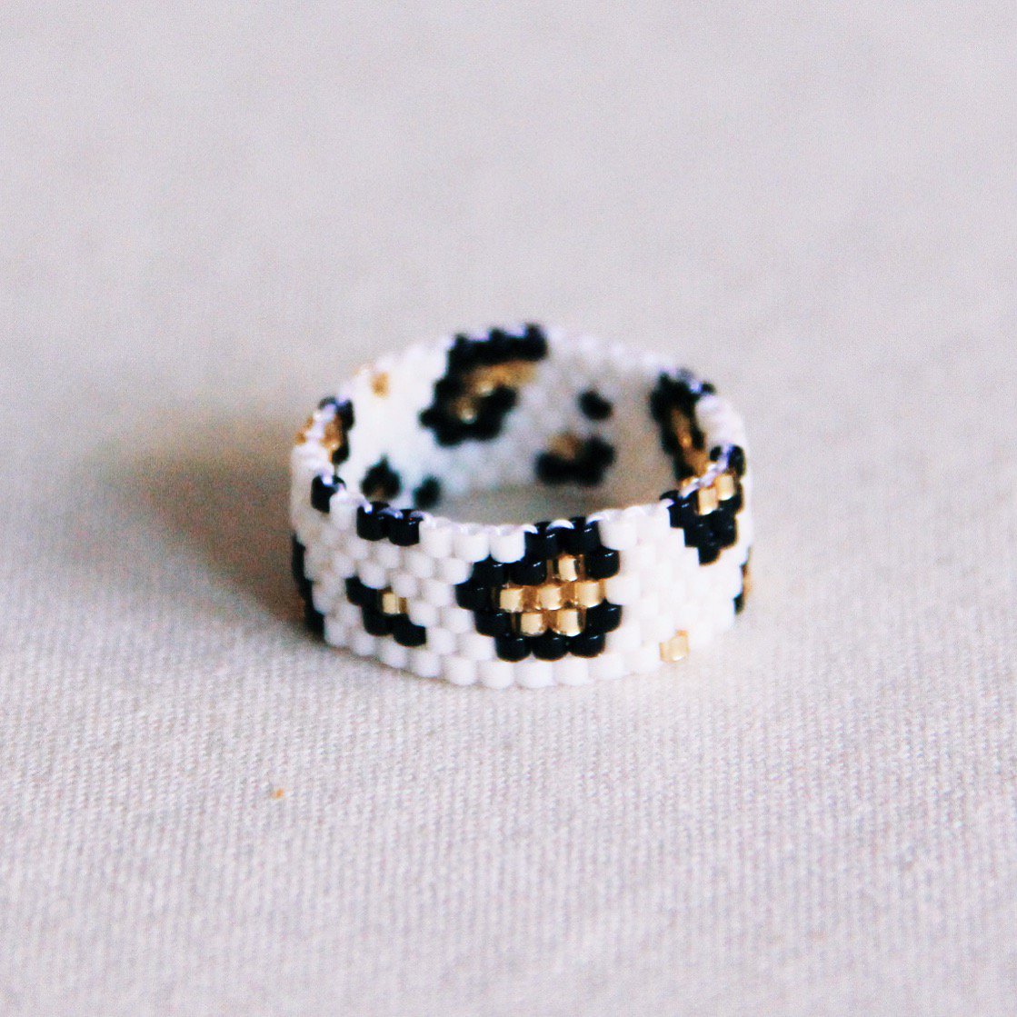 Weben Sie Ring Leopard