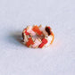 Tilabead Ring - Lachs/Orange/Bordeaux Damen Mode Accessoire Schmuck Edelstahl