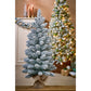 Schmaler künstlicher Weihnachtsbaum von Gerlos aus Jute – H90 x Ø41 cm – Grün gefrostet
