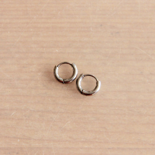 Stainless steel hoop 8mm “basic” - silver