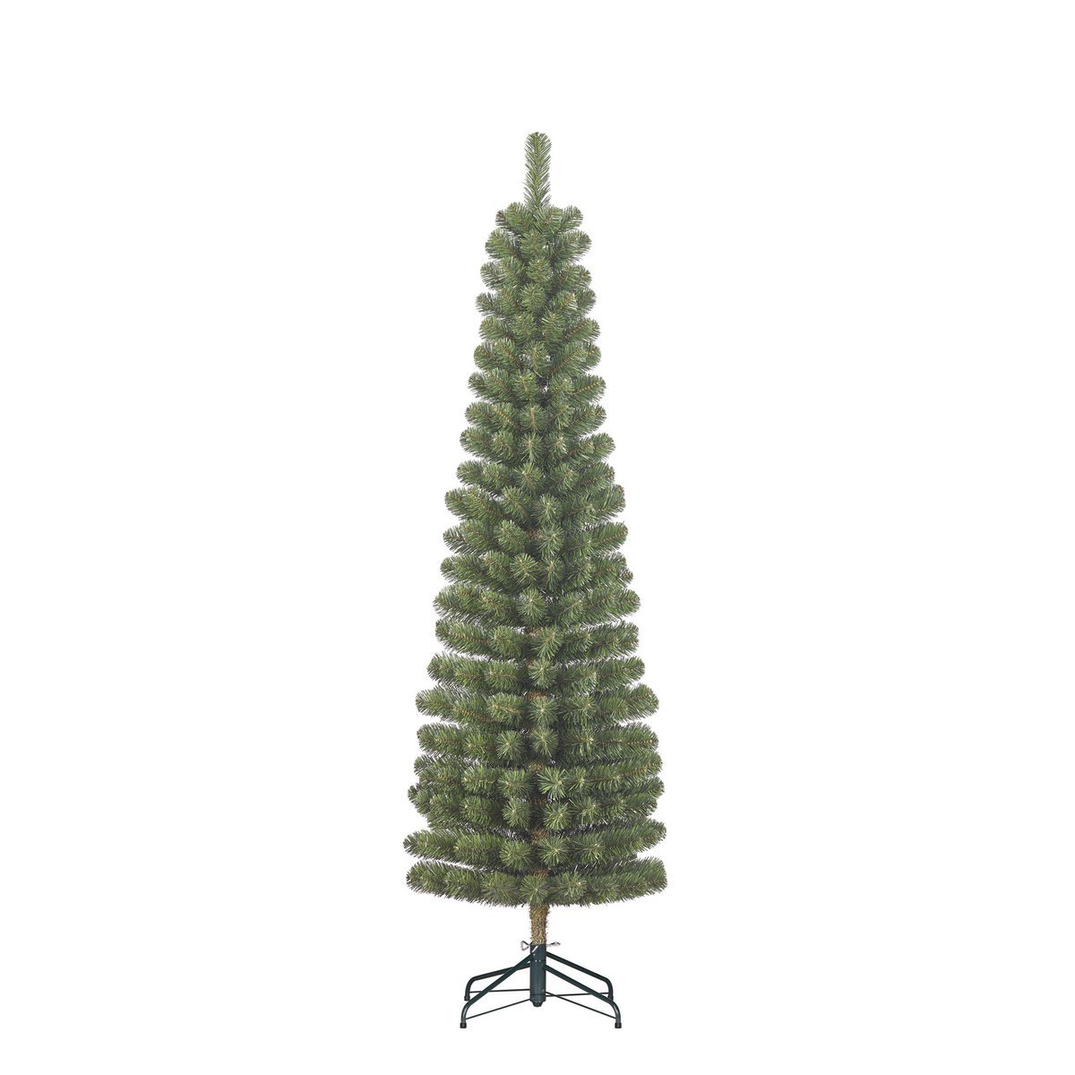 Charlton schmaler künstlicher Weihnachtsbaum - H215 x Ø56 cm - Grün