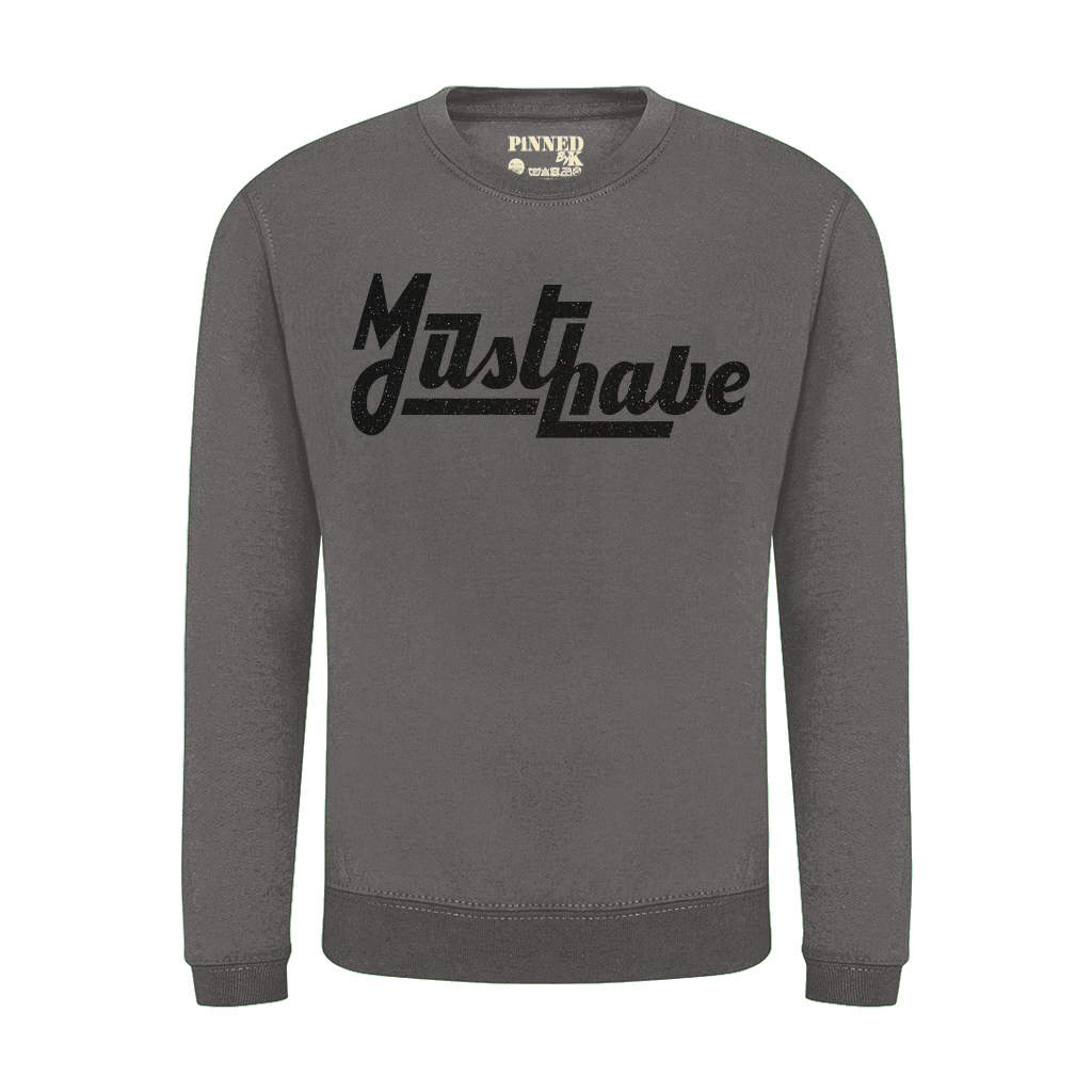 Pullover Musthave Glitzer Schwarz