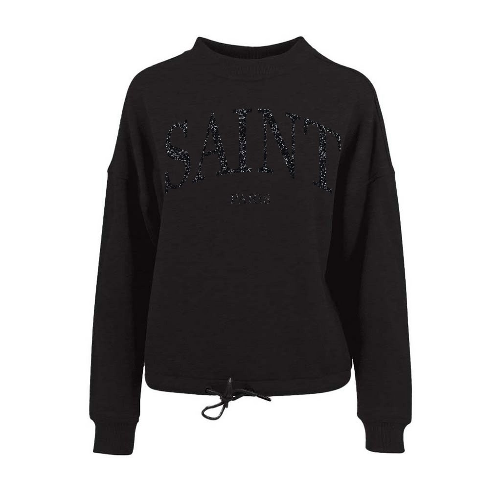 Limitierter Pullover Saint Paris Black Glitter