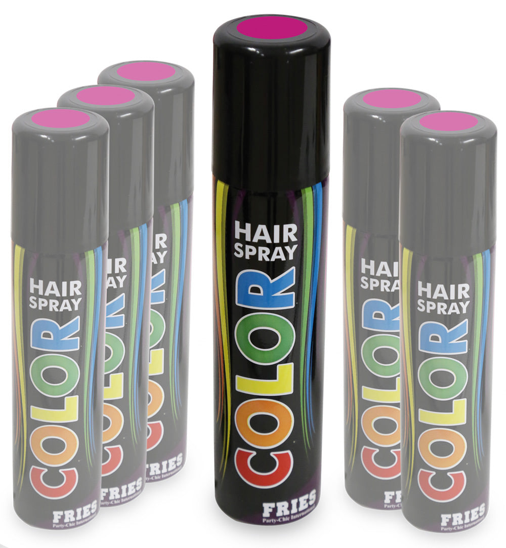 narrenwelt Hair-Color-Spray - pink - Color Hairspray Haarspray farbig color Fasching Party Fan