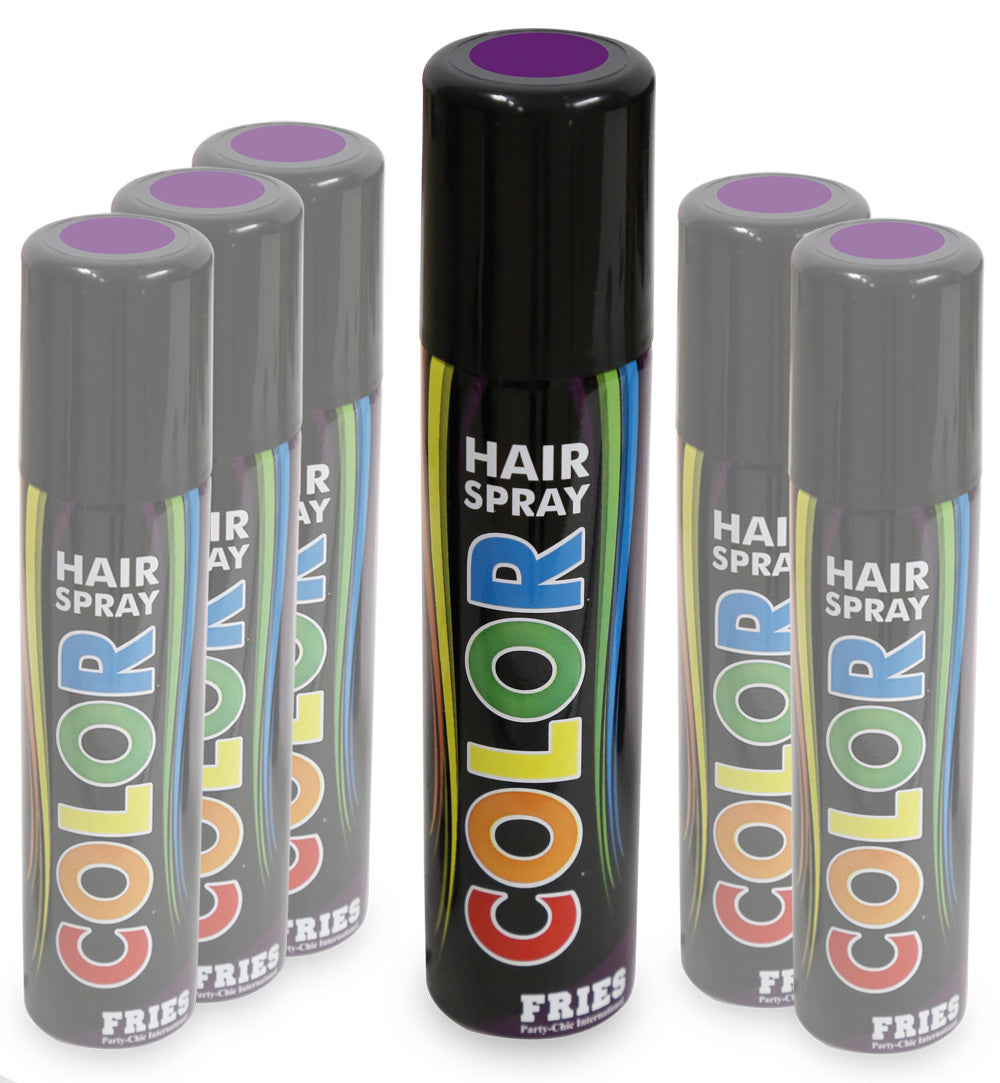 narrenwelt Hair-Color-Spray - lila - Color Hairspray Haarspray Halloween Fasching Party Fan