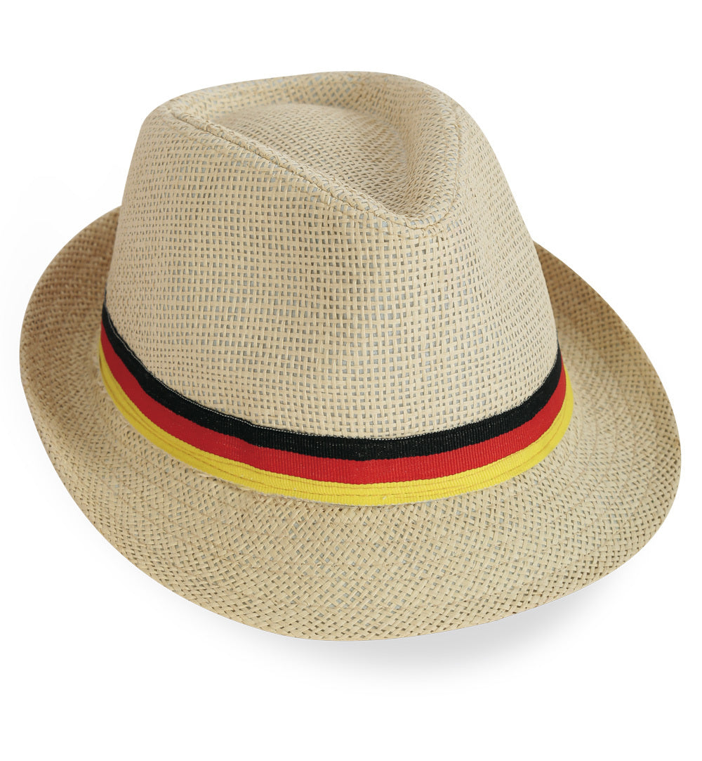 narrenwelt Trilby Hut Deutschland Fan Fußballhut Fanhut Gr. 58 cm