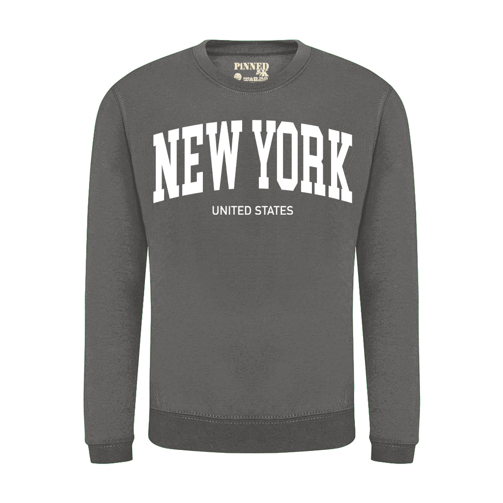 Pullover New York Weiß