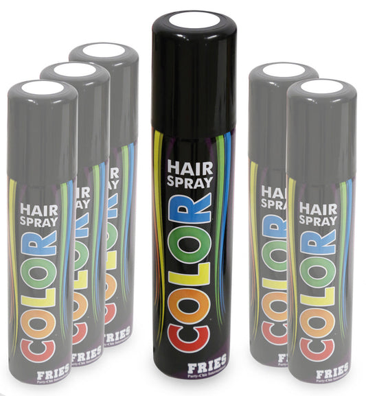 narrenwelt Hair-Color-Spray - weiss - Color Hairspray Haarspray Clown Fasching Party Fan