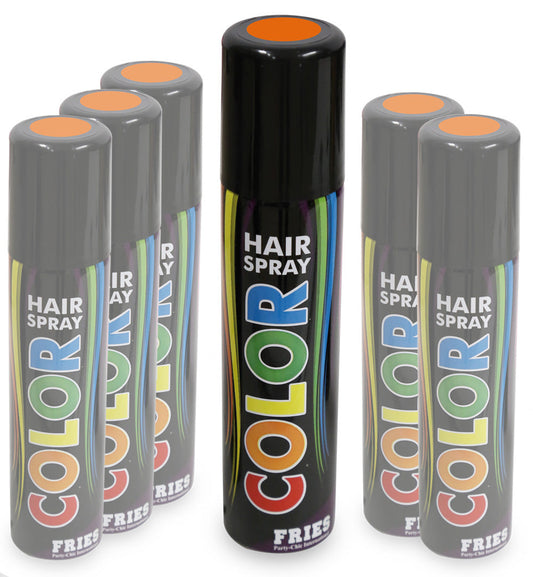 narrenwelt Hair-Color-Spray - orange- Color Hairspray Haarspray  Fasching Party Fan