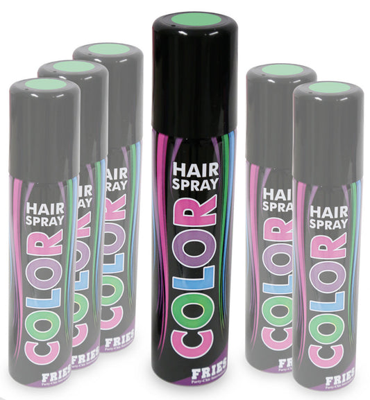 narrenwelt Color Hair - Spray PASTELL  Haarspray zart - grün Halloween Hairspray Fan Party