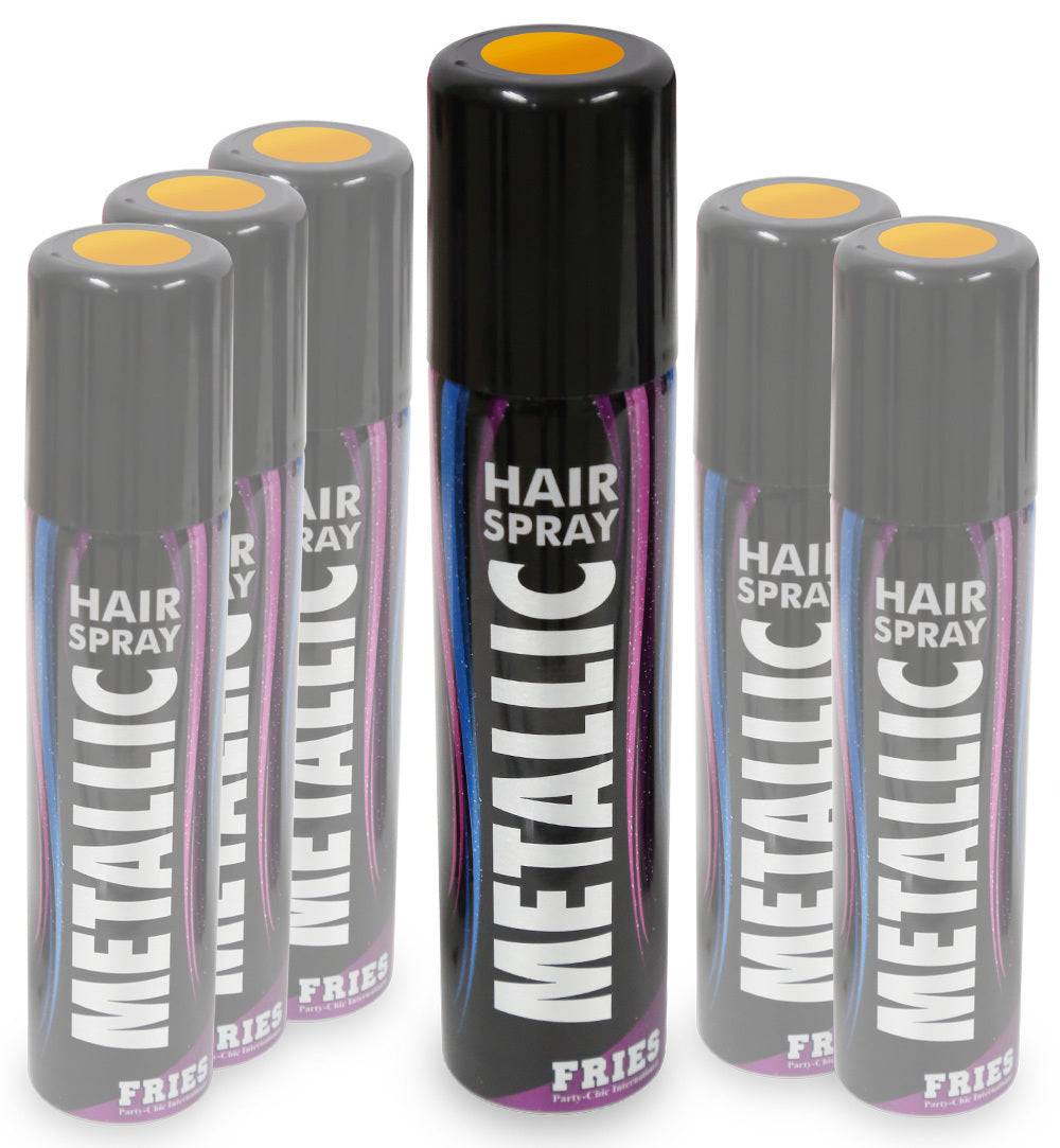 narrenwelt Color Hair - Spray METALLIC bronze Haarspray Halloween Hairspray Fan Party