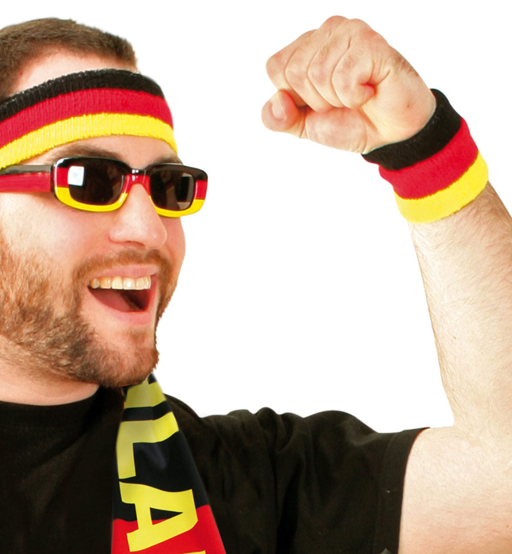 narrenwelt Fan - Armband elastisch Schweissband Fanarmband Fan Band Deutschland FAN - Artikel