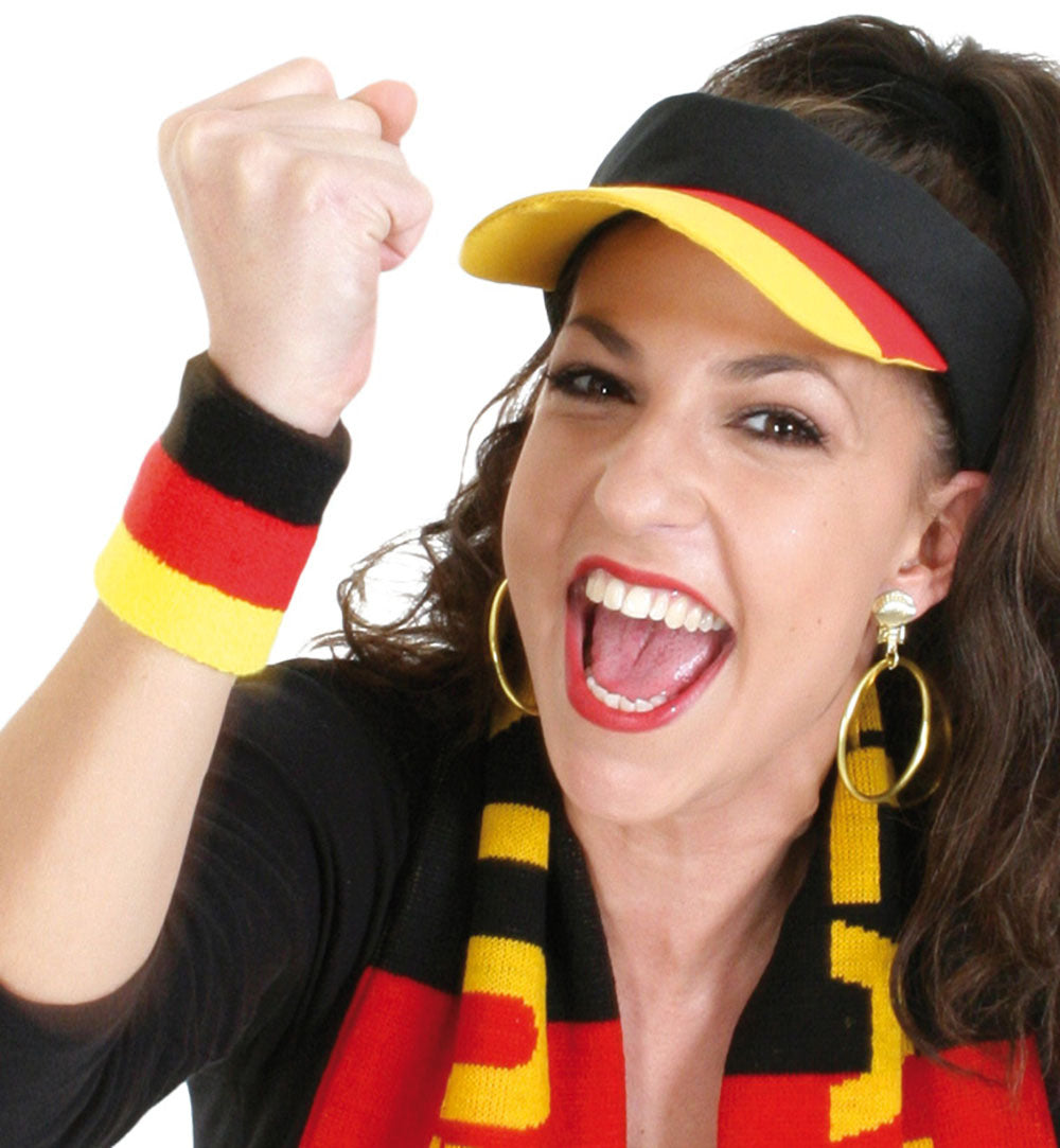 narrenwelt Fan - Armband elastisch Schweissband Fanarmband Fan Band Deutschland FAN - Artikel