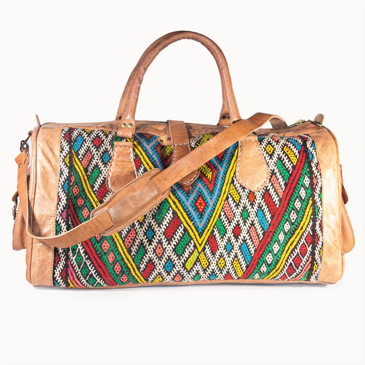 Ledertasche 'Kilim S' (natürlich)