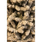 Schmaler künstlicher Weihnachtsbaum von Harma – H230 x Ø69 cm – Grün gefrostet