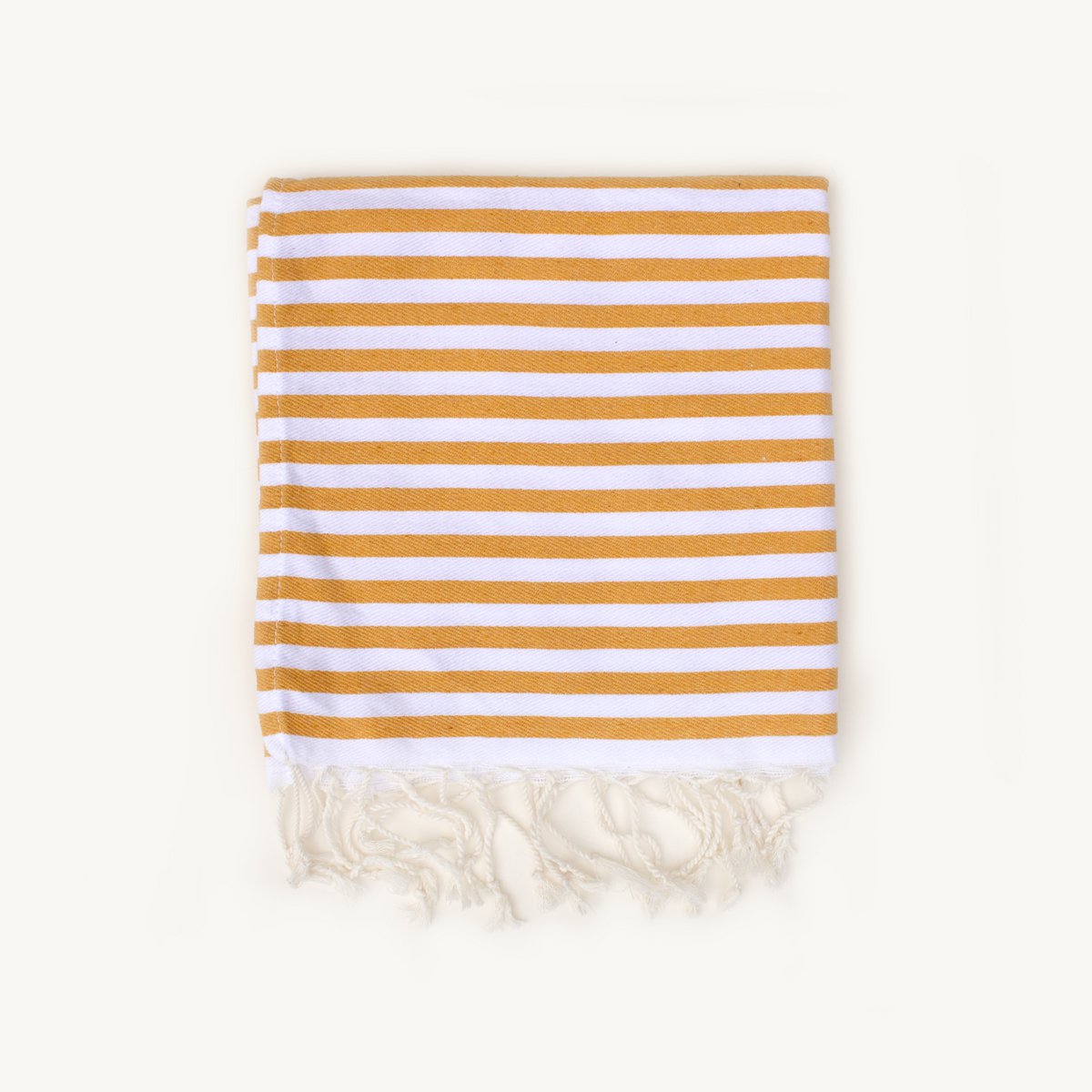 Striped Hand/Baby Towel Yellow - 45 x 100 cm