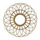 Rattanspiegel 58 cm | Handgefertigter Boho-Wandspiegel MAGUWO
