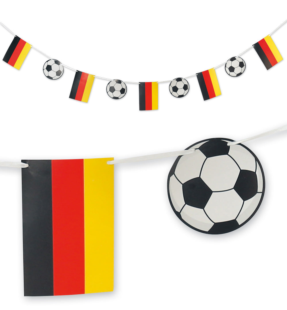 narrenwelt FAN Girlande Fußball Deutschland ca.2,5 m