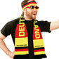 narrenwelt Fan - Schal Fanschal Fan Deutschland FAN - Artikel ca. 140 cm, Fein-Jersey