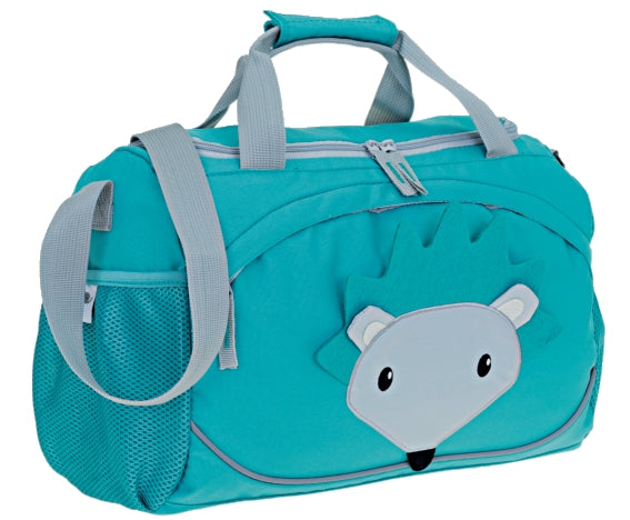 ELEPHANT® kids Kinder Sporttasche 356 Hits for Kids Motiv Igel türkis Kita 38 cm Länge Accessoire