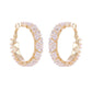 Luxuriöse Creolen im Diamant-Look