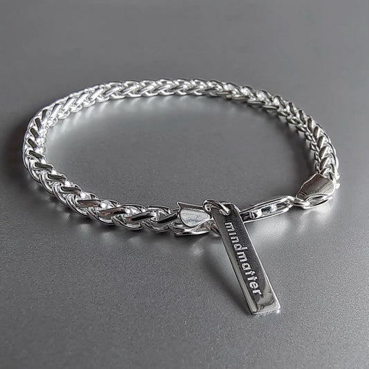 Klassisches Fuchsschwanz-Armband aus Sterlingsilber – Premium-Qualität